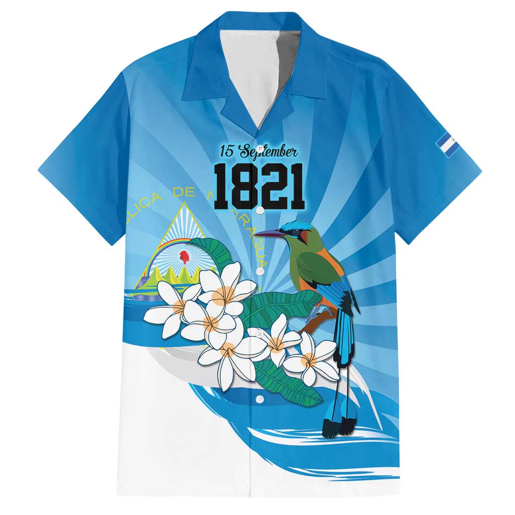 Nicaragua Independence Day Personalized Hawaiian Shirt Since 1821 Proud Guardabarranco Sacuanjoche - Wonder Print Shop