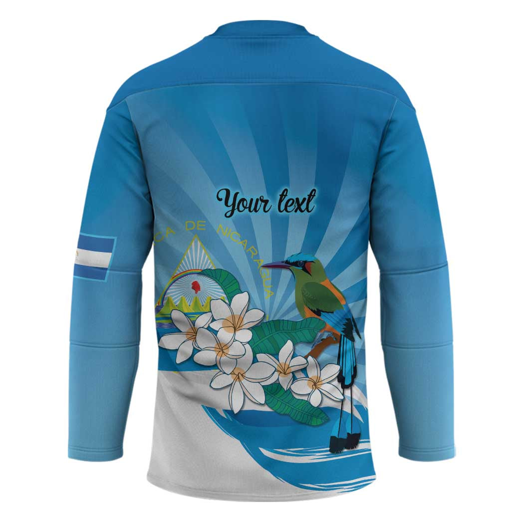 Nicaragua Independence Day Personalized Hockey Jersey Since 1821 Proud Guardabarranco Sacuanjoche - Wonder Print Shop