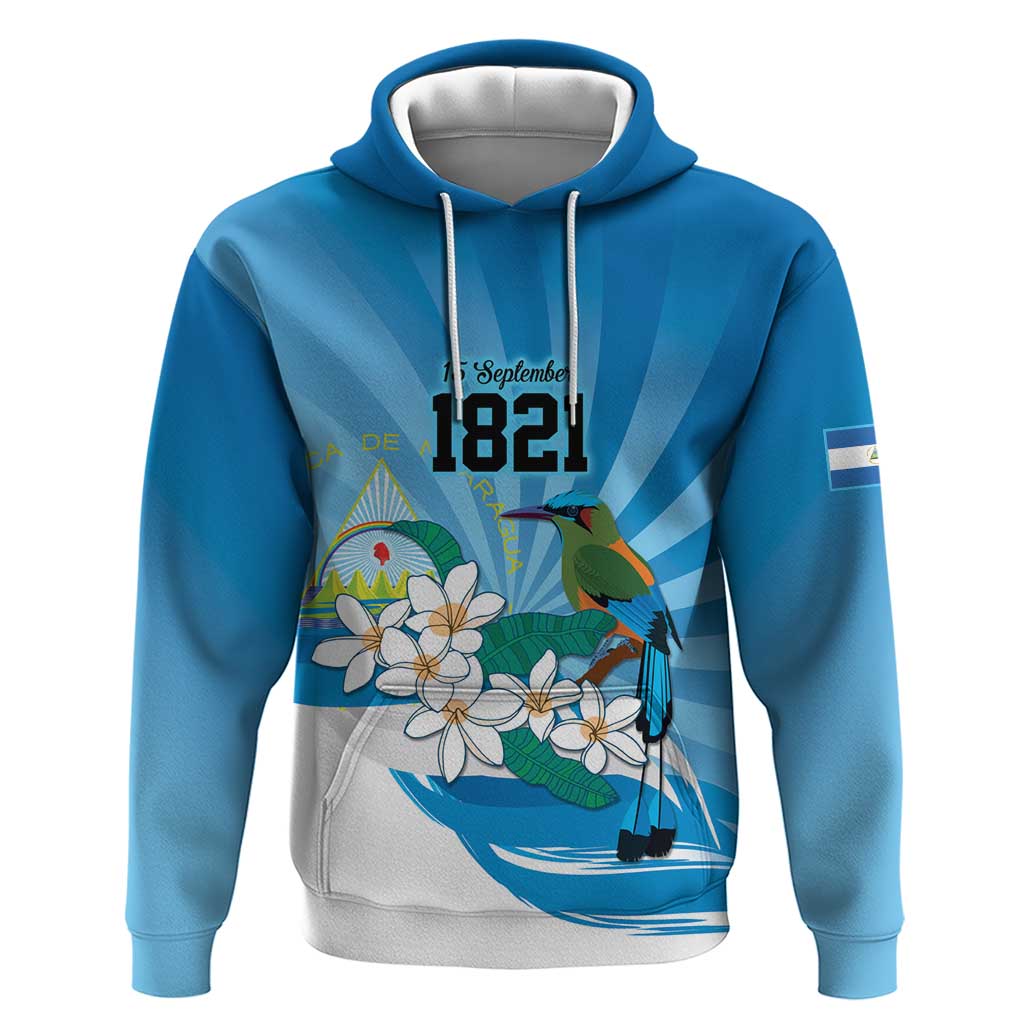 Nicaragua Independence Day Personalized Hoodie Since 1821 Proud Guardabarranco Sacuanjoche - Wonder Print Shop