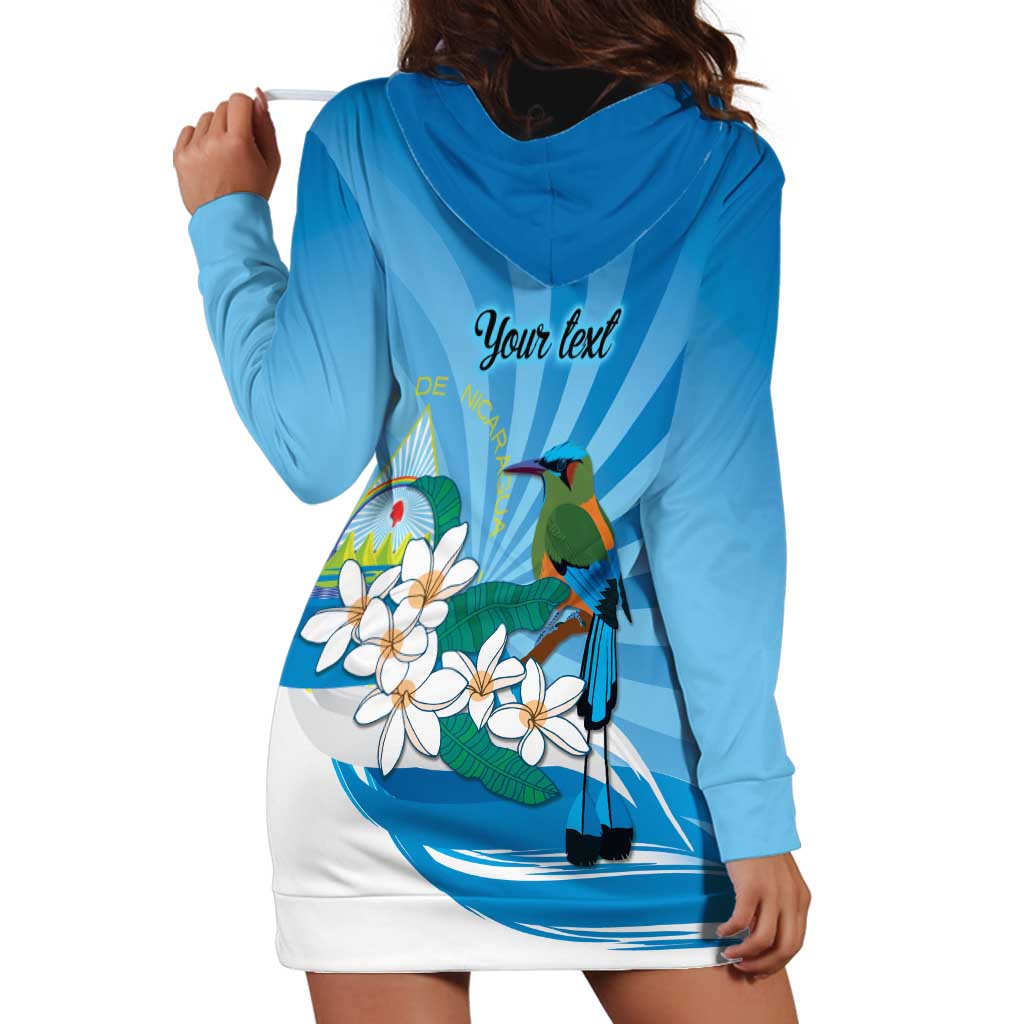 Nicaragua Independence Day Personalized Hoodie Dress Since 1821 Proud Guardabarranco Sacuanjoche - Wonder Print Shop