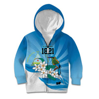 Nicaragua Independence Day Personalized Kid Hoodie Since 1821 Proud Guardabarranco Sacuanjoche - Wonder Print Shop