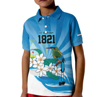 Nicaragua Independence Day Personalized Kid Polo Shirt Since 1821 Proud Guardabarranco Sacuanjoche - Wonder Print Shop