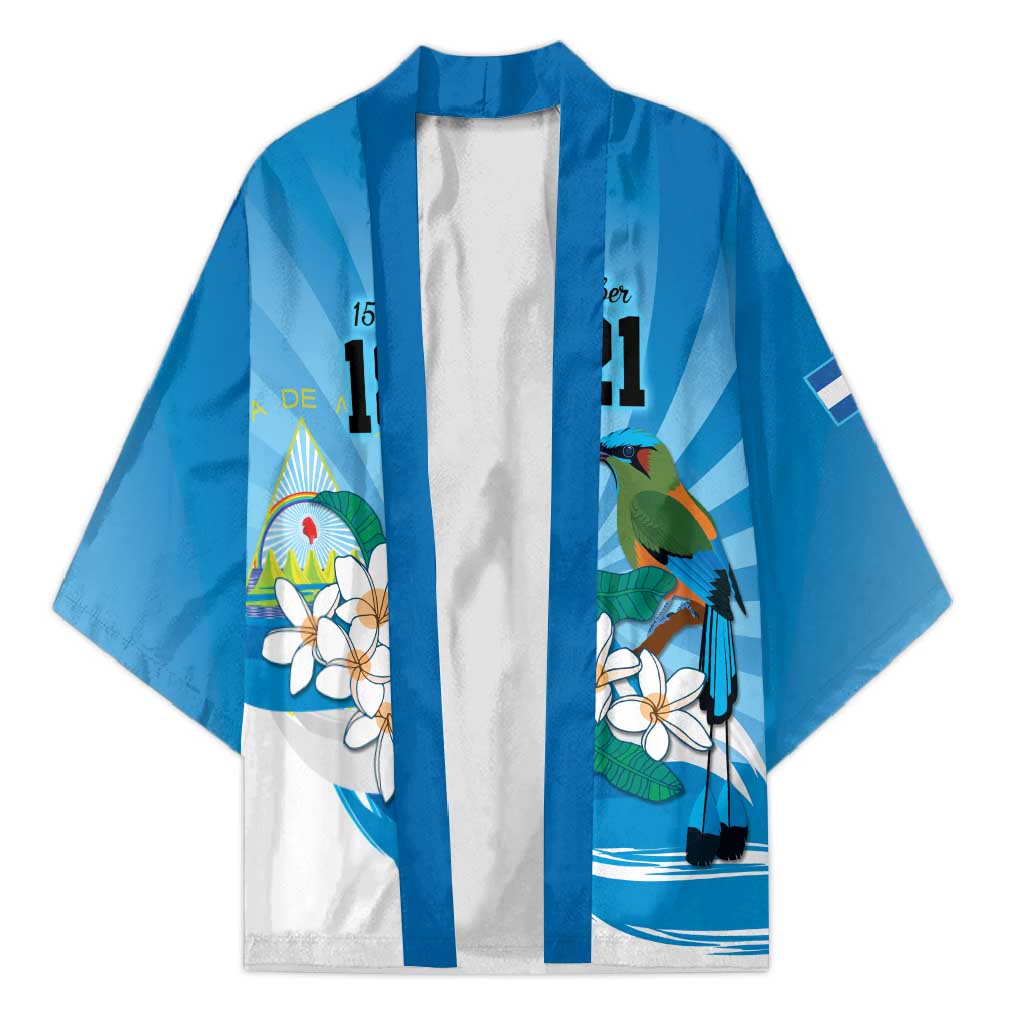 Nicaragua Independence Day Personalized Kimono Since 1821 Proud Guardabarranco Sacuanjoche - Wonder Print Shop