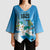 Nicaragua Independence Day Personalized Kimono Sleeve Blouse Since 1821 Proud Guardabarranco Sacuanjoche - Wonder Print Shop
