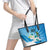 Nicaragua Independence Day Personalized Leather Tote Bag Since 1821 Proud Guardabarranco Sacuanjoche - Wonder Print Shop