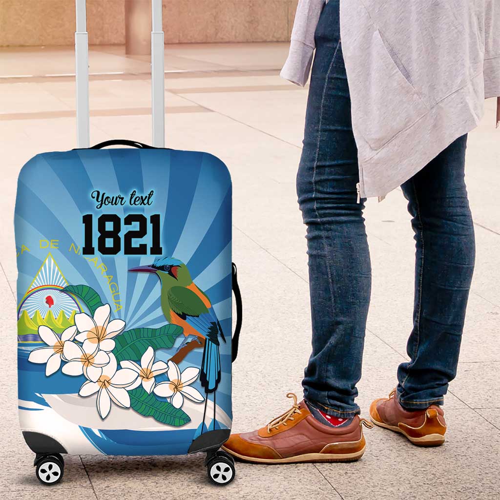 Nicaragua Independence Day Personalized Luggage Cover Since 1821 Proud Guardabarranco Sacuanjoche - Wonder Print Shop