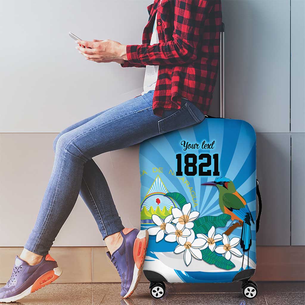Nicaragua Independence Day Personalized Luggage Cover Since 1821 Proud Guardabarranco Sacuanjoche - Wonder Print Shop
