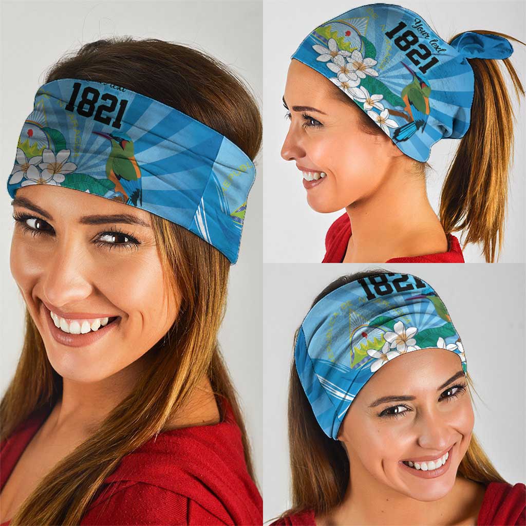 Nicaragua Independence Day Personalized Neck Gaiter Since 1821 Proud Guardabarranco Sacuanjoche - Wonder Print Shop