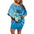 Nicaragua Independence Day Personalized Off Shoulder Short Dress Since 1821 Proud Guardabarranco Sacuanjoche - Wonder Print Shop