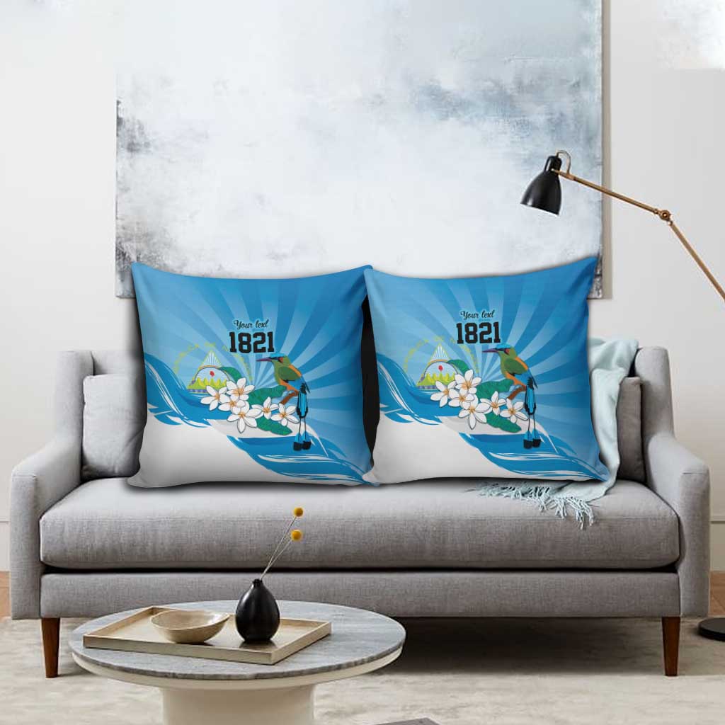 Nicaragua Independence Day Personalized Pillow Cover Since 1821 Proud Guardabarranco Sacuanjoche - Wonder Print Shop