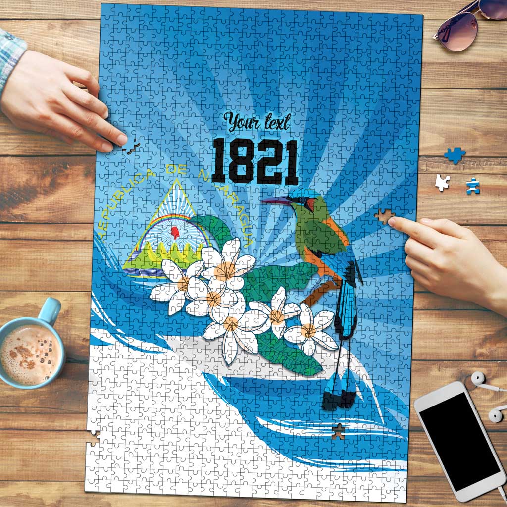Nicaragua Independence Day Personalized Puzzle Since 1821 Proud Guardabarranco Sacuanjoche - Wonder Print Shop
