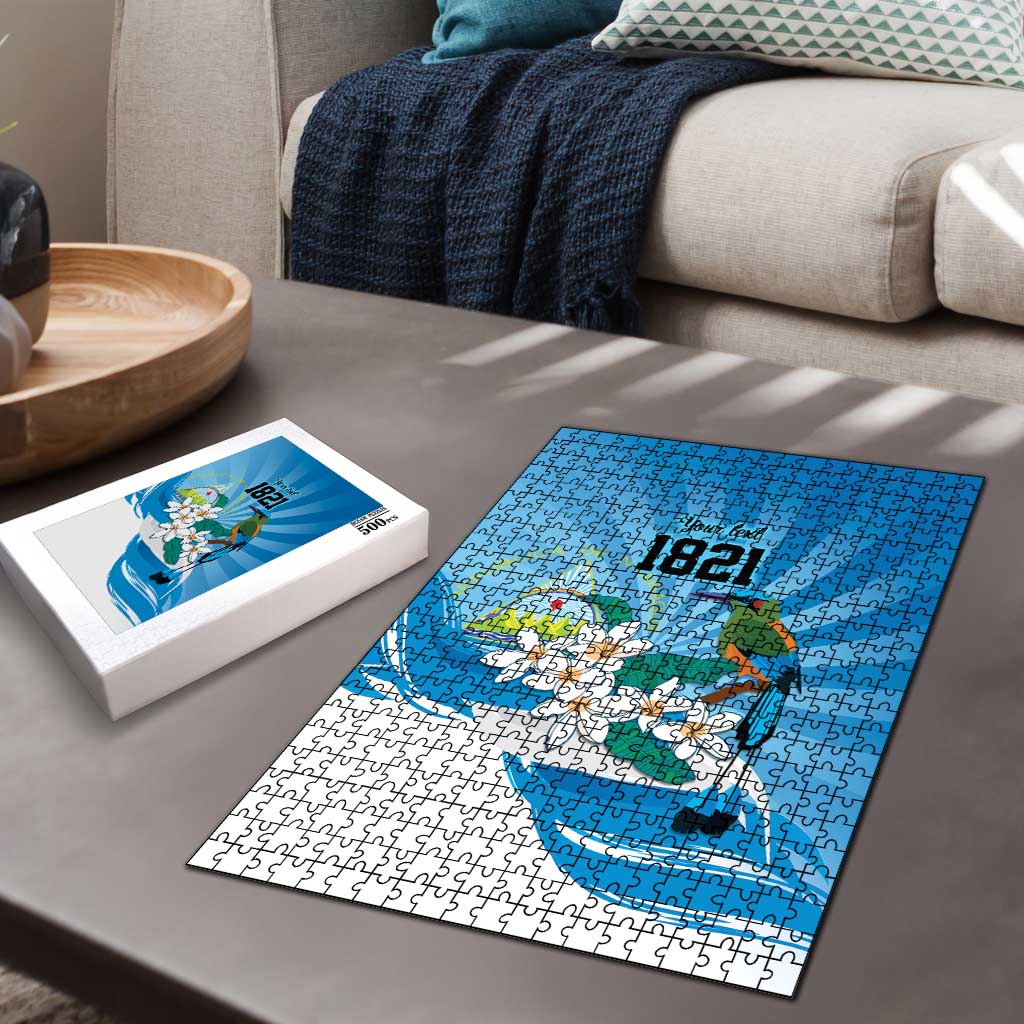 Nicaragua Independence Day Personalized Puzzle Since 1821 Proud Guardabarranco Sacuanjoche - Wonder Print Shop