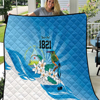 Nicaragua Independence Day Personalized Quilt Since 1821 Proud Guardabarranco Sacuanjoche - Wonder Print Shop