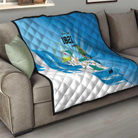 Nicaragua Independence Day Personalized Quilt Since 1821 Proud Guardabarranco Sacuanjoche - Wonder Print Shop