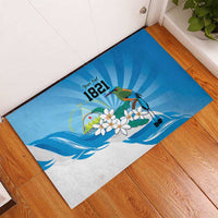 Nicaragua Independence Day Personalized Rubber Doormat Since 1821 Proud Guardabarranco Sacuanjoche - Wonder Print Shop