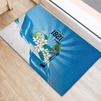 Nicaragua Independence Day Personalized Rubber Doormat Since 1821 Proud Guardabarranco Sacuanjoche - Wonder Print Shop