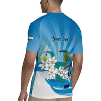 Nicaragua Independence Day Personalized Rugby Jersey Since 1821 Proud Guardabarranco Sacuanjoche - Wonder Print Shop