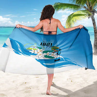 Nicaragua Independence Day Personalized Sarong Since 1821 Proud Guardabarranco Sacuanjoche - Wonder Print Shop