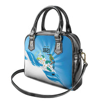 Nicaragua Independence Day Personalized Shoulder Handbag Since 1821 Proud Guardabarranco Sacuanjoche - Wonder Print Shop
