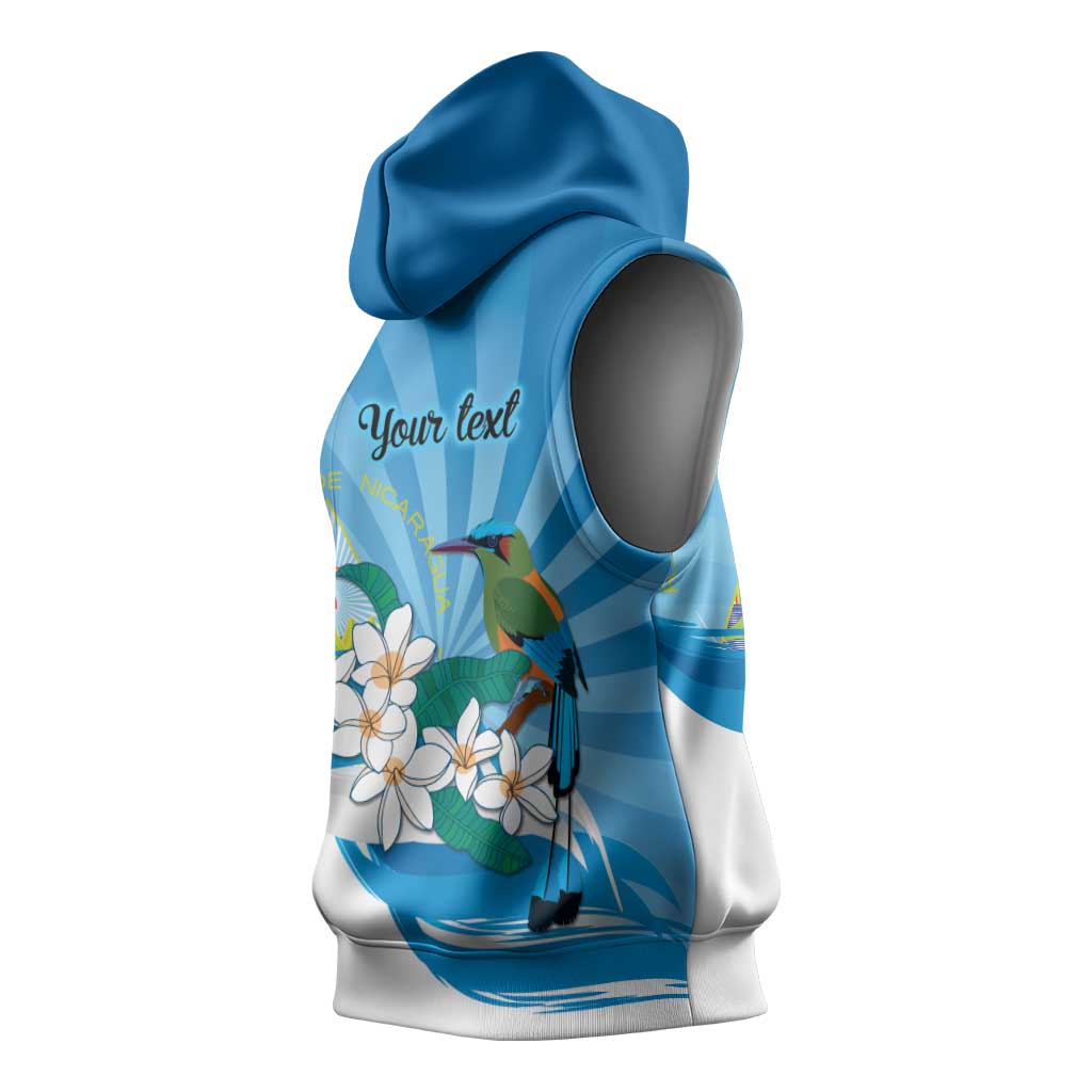 Nicaragua Independence Day Personalized Sleeveless Hoodie Since 1821 Proud Guardabarranco Sacuanjoche - Wonder Print Shop