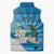 Nicaragua Independence Day Personalized Sleeveless Puffer Jacket Since 1821 Proud Guardabarranco Sacuanjoche - Wonder Print Shop