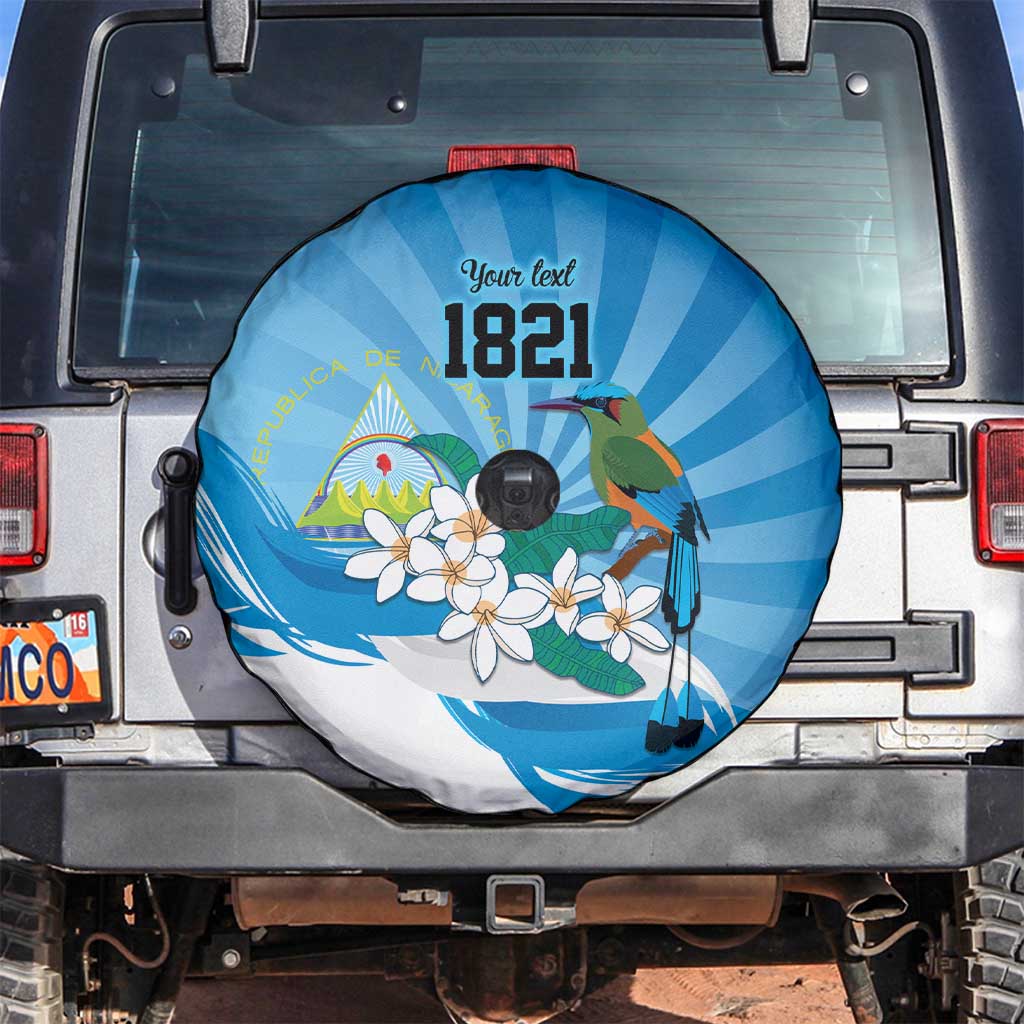 Nicaragua Independence Day Personalized Spare Tire Cover Since 1821 Proud Guardabarranco Sacuanjoche - Wonder Print Shop
