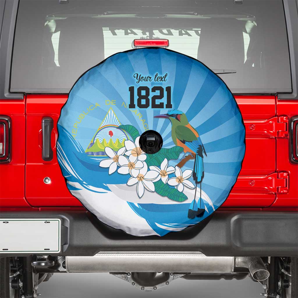Nicaragua Independence Day Personalized Spare Tire Cover Since 1821 Proud Guardabarranco Sacuanjoche - Wonder Print Shop
