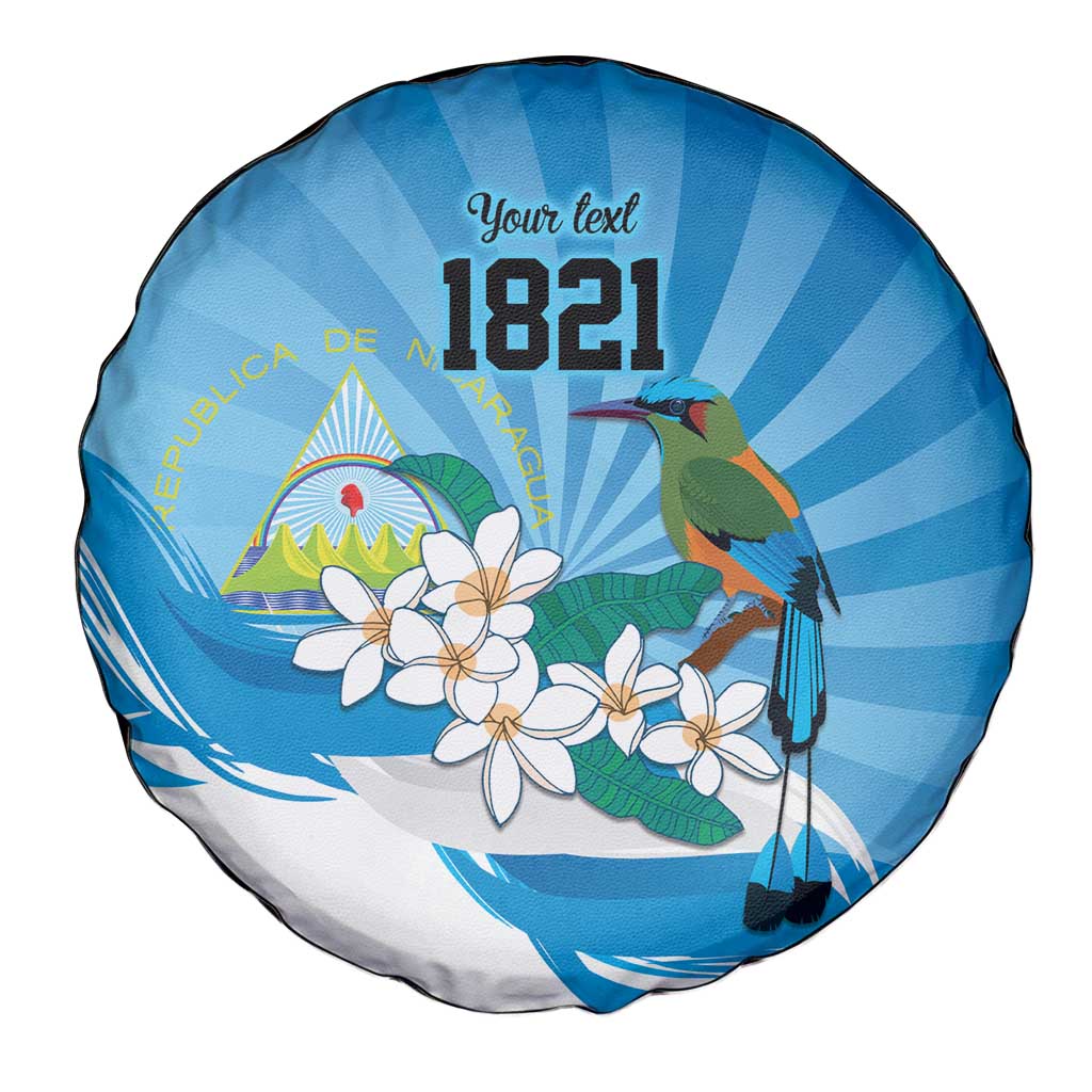 Nicaragua Independence Day Personalized Spare Tire Cover Since 1821 Proud Guardabarranco Sacuanjoche - Wonder Print Shop