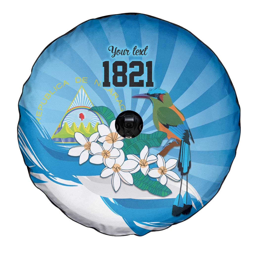 Nicaragua Independence Day Personalized Spare Tire Cover Since 1821 Proud Guardabarranco Sacuanjoche - Wonder Print Shop