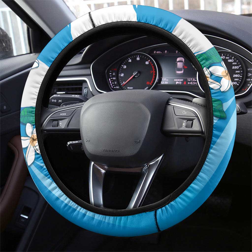Nicaragua Independence Day Steering Wheel Cover Since 1821 Proud Guardabarranco Sacuanjoche - Wonder Print Shop
