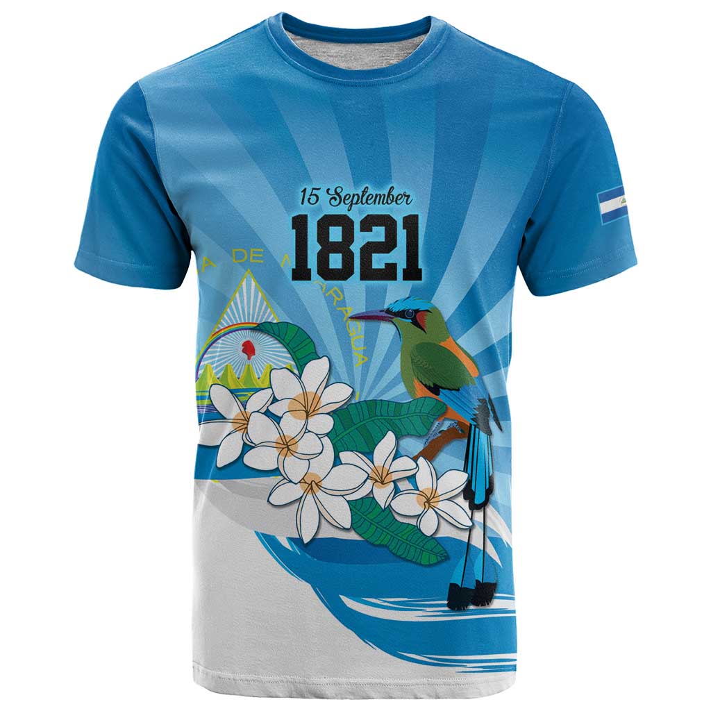 Nicaragua Independence Day Personalized T Shirt Since 1821 Proud Guardabarranco Sacuanjoche - Wonder Print Shop