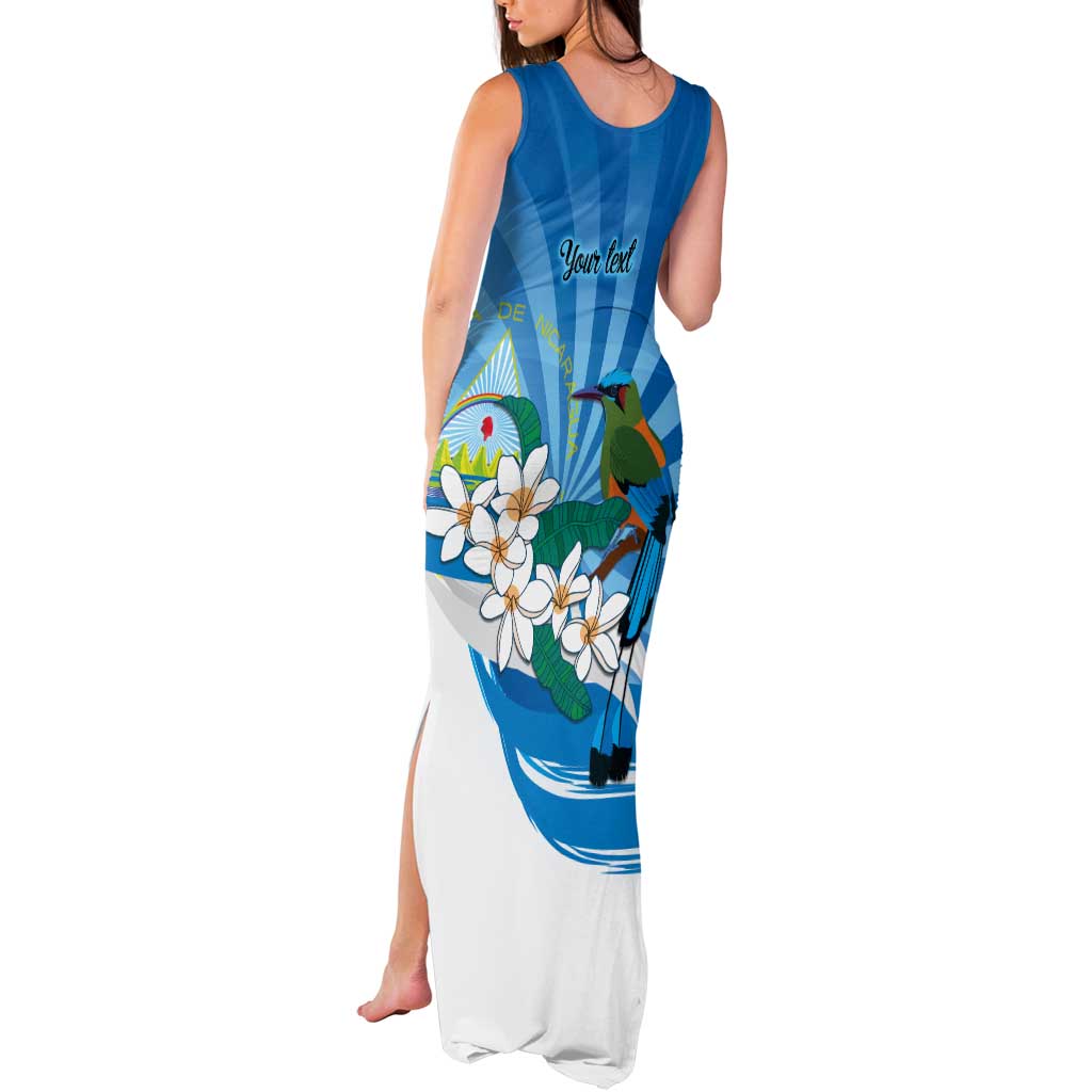 Nicaragua Independence Day Personalized Tank Maxi Dress Since 1821 Proud Guardabarranco Sacuanjoche - Wonder Print Shop