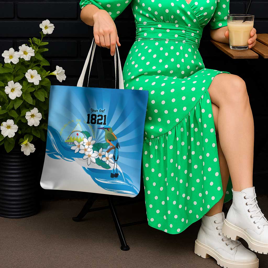 Nicaragua Independence Day Personalized Tote Bag Since 1821 Proud Guardabarranco Sacuanjoche - Wonder Print Shop