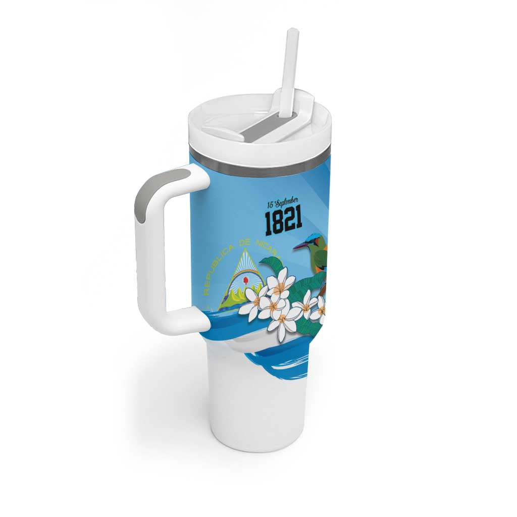Nicaragua Independence Day Personalized Tumbler With Handle Since 1821 Proud Guardabarranco Sacuanjoche - Wonder Print Shop