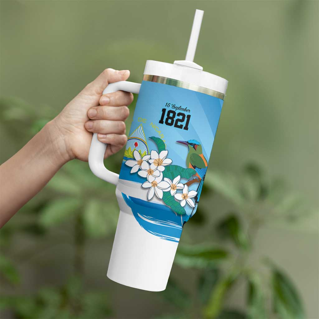 Nicaragua Independence Day Personalized Tumbler With Handle Since 1821 Proud Guardabarranco Sacuanjoche - Wonder Print Shop