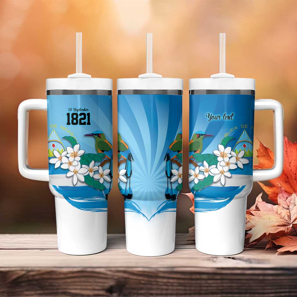 Nicaragua Independence Day Personalized Tumbler With Handle Since 1821 Proud Guardabarranco Sacuanjoche - Wonder Print Shop