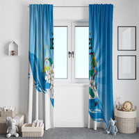 Nicaragua Independence Day Personalized Window Curtain Since 1821 Proud Guardabarranco Sacuanjoche - Wonder Print Shop