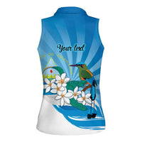 Nicaragua Independence Day Personalized Women Sleeveless Polo Shirt Since 1821 Proud Guardabarranco Sacuanjoche - Wonder Print Shop