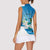 Nicaragua Independence Day Personalized Women Sleeveless Polo Shirt Since 1821 Proud Guardabarranco Sacuanjoche - Wonder Print Shop