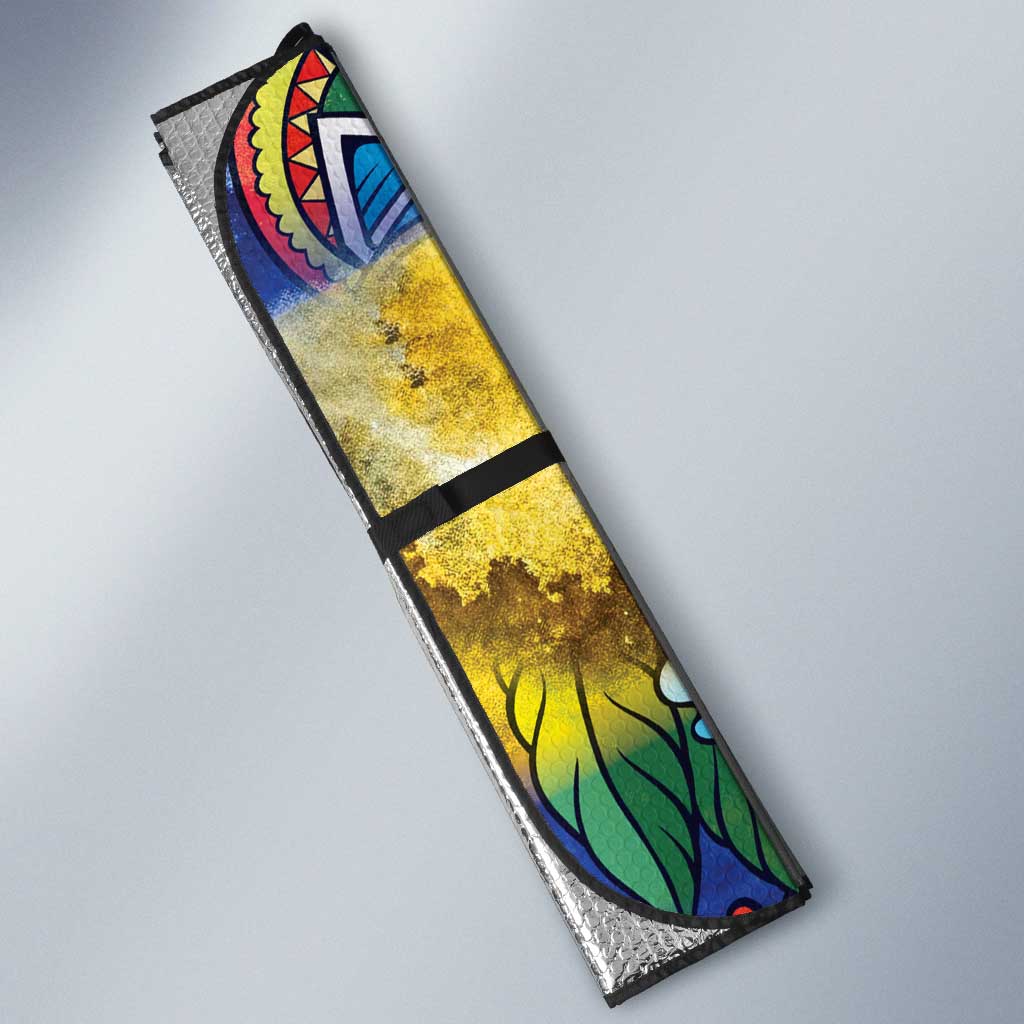 El Salvador Auto Sun Shade Funny Local Inspired - Wonder Print Shop