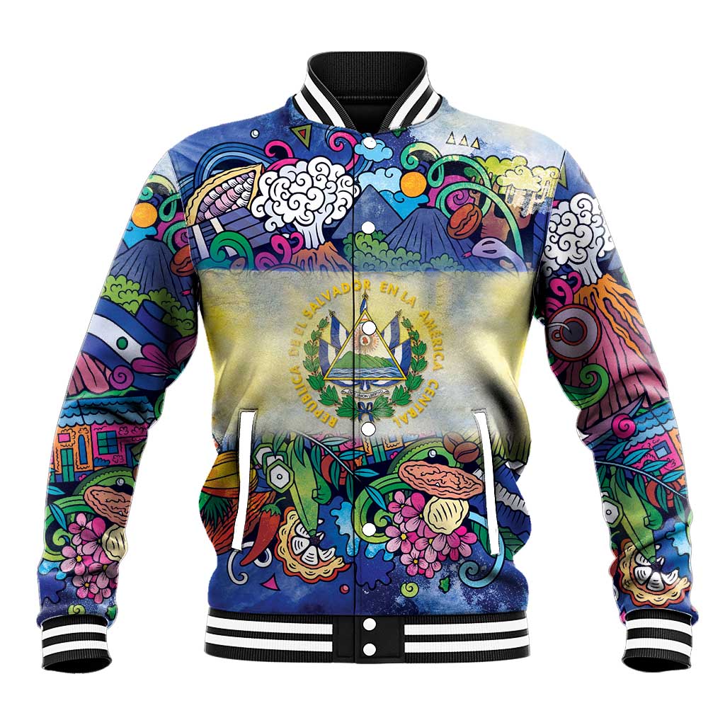 El Salvador Baseball Jacket Funny Local Inspired - Wonder Print Shop