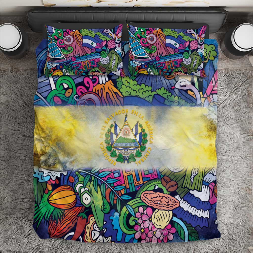 El Salvador Bedding Set Funny Local Inspired - Wonder Print Shop