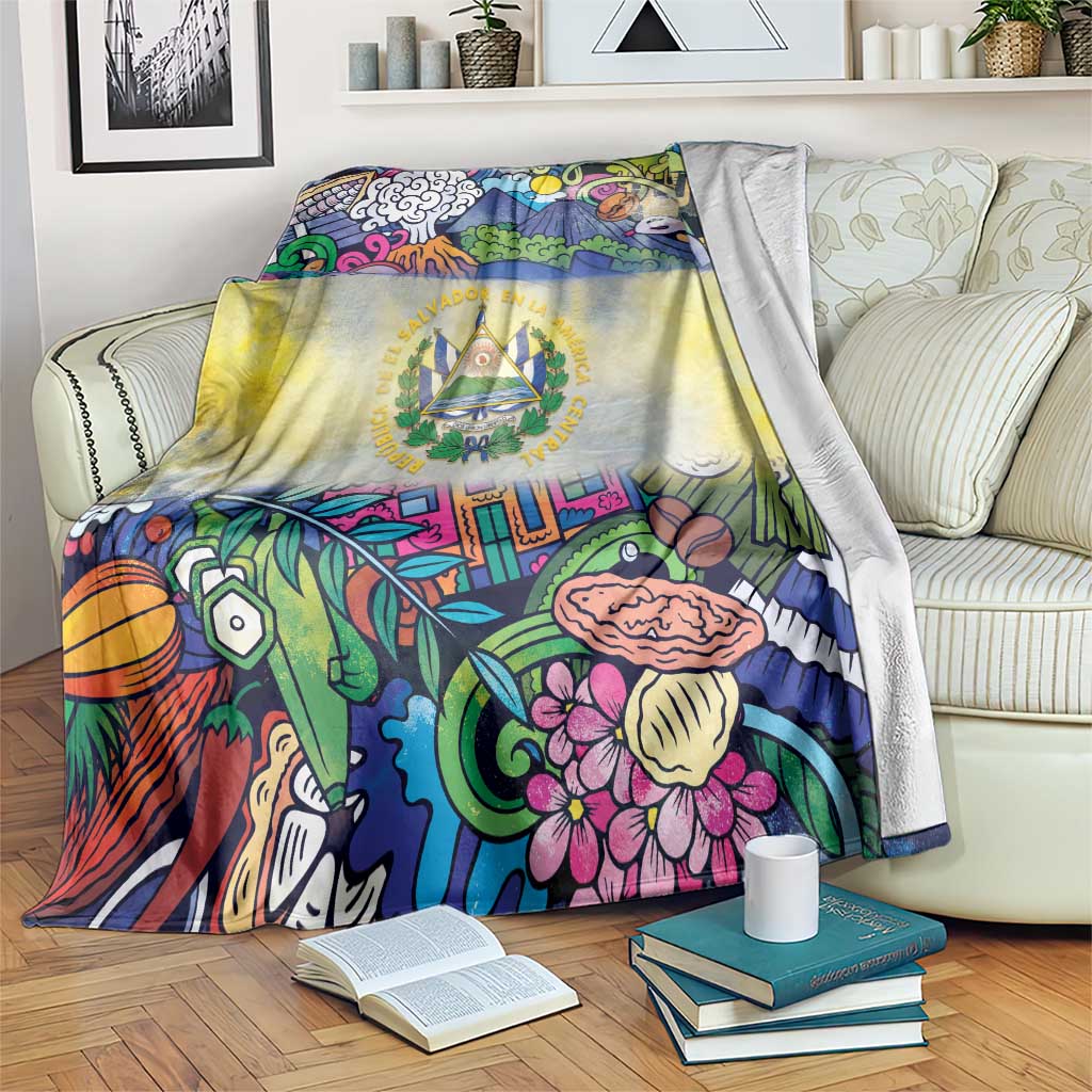 El Salvador Blanket Funny Local Inspired - Wonder Print Shop