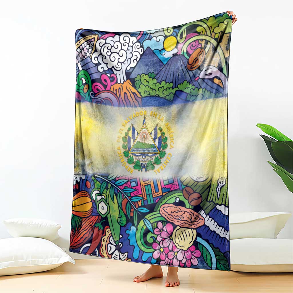 El Salvador Blanket Funny Local Inspired - Wonder Print Shop