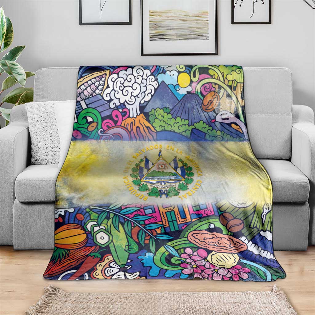 El Salvador Blanket Funny Local Inspired - Wonder Print Shop