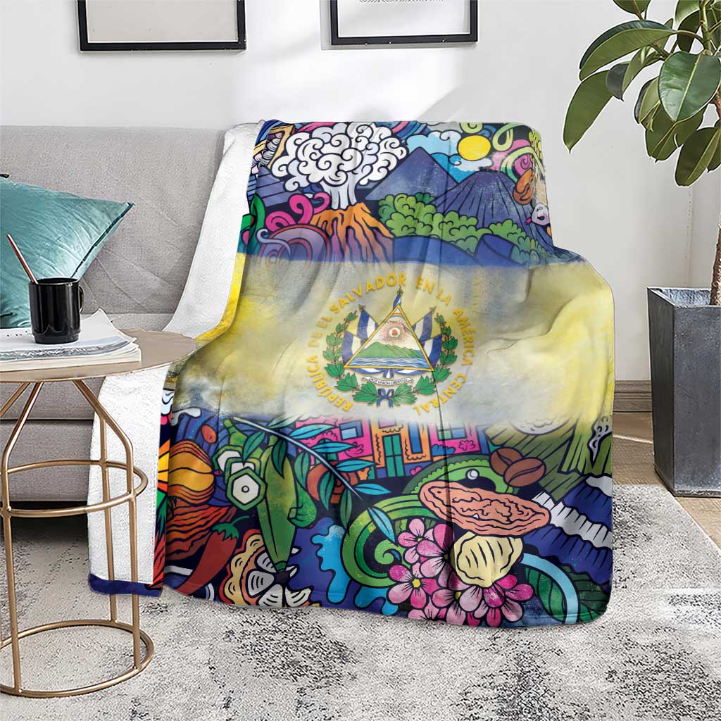 El Salvador Blanket Funny Local Inspired - Wonder Print Shop