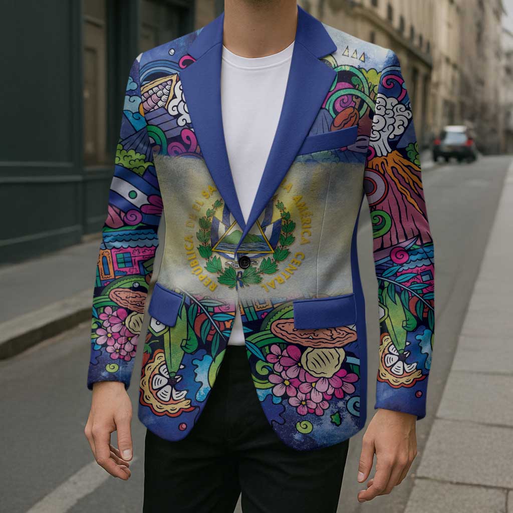 El Salvador Blazer Funny Local Inspired - Wonder Print Shop