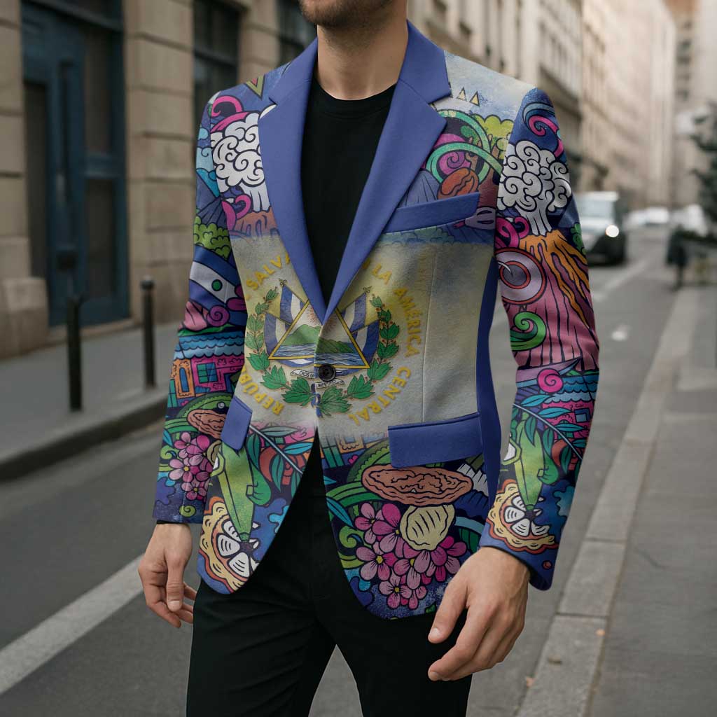 El Salvador Blazer Funny Local Inspired - Wonder Print Shop