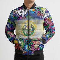 El Salvador Bomber Puffer Jacket Funny Local Inspired - Wonder Print Shop