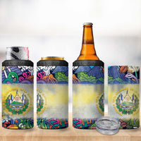 El Salvador 4 in 1 Can Cooler Tumbler Funny Local Inspired - Wonder Print Shop